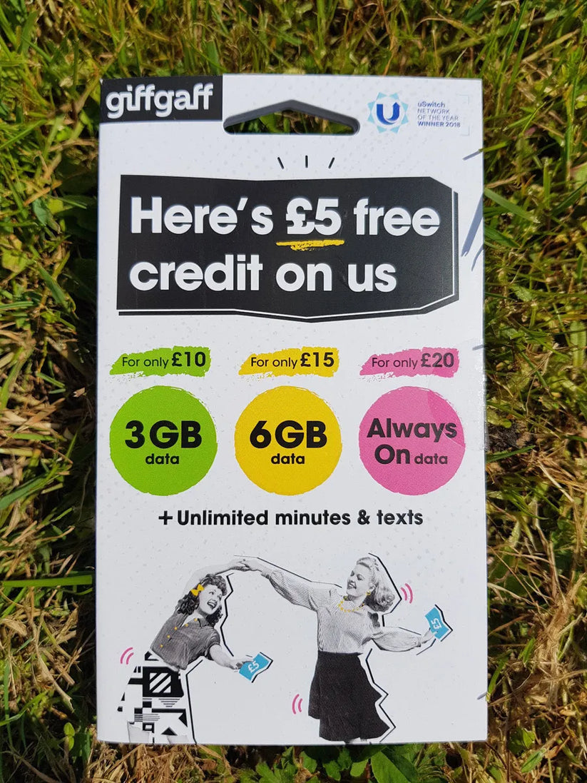 GiffGaff UK Sim Card in Pakistan for Tiktok Live | Tiktok Live Sim Card