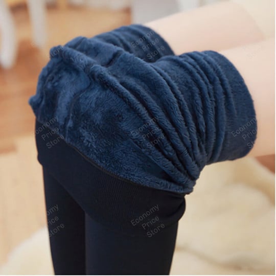 Cashmere Winter Warm Fleece Ladies Tights Free Size Women Leggings Knitted Velvet Stockings