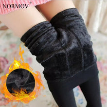 Cashmere Winter Warm Fleece Ladies Tights Free Size Women Leggings Knitted Velvet Stockings