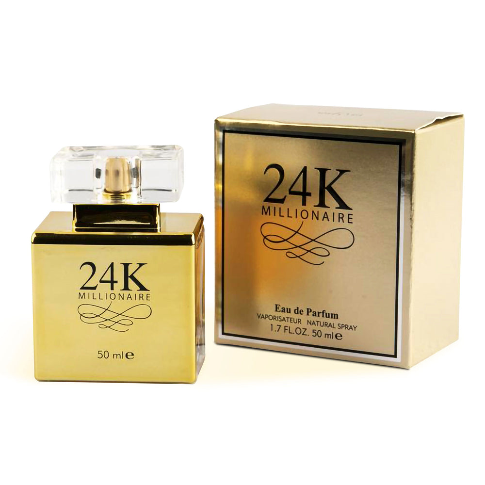 24K Millionaire Perfume For Men & Women – (Long Lasting Original Fragrance) - 50 ml