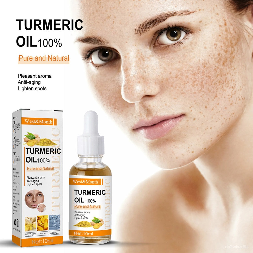 Turmeric Essential Oil Pure and Natural Turmeric Oil Organic Turmeric Facial Oil 100 Natural and Pure Turmeric Oil for Moisturising, Firming and Brightening and Reduction Fine Lines