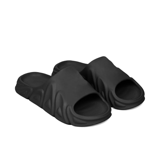 Flame Thrower EVA Slides | Anti-Slip | Waterproof | Comfy - Black