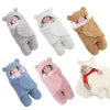 Baby Sleeping Bag Ultra-Soft Fluffy Fleece Newborn Receiving Blanket Infant Boys Girls Clothes Sleep Nursery Wrap Swaddle