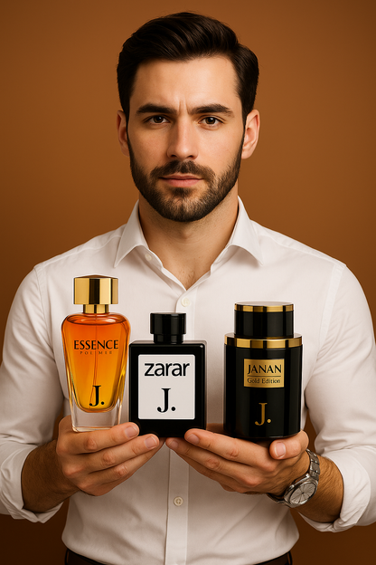 The Signature Collection by J. – Essence, Zarar, and Janan Gold Edition