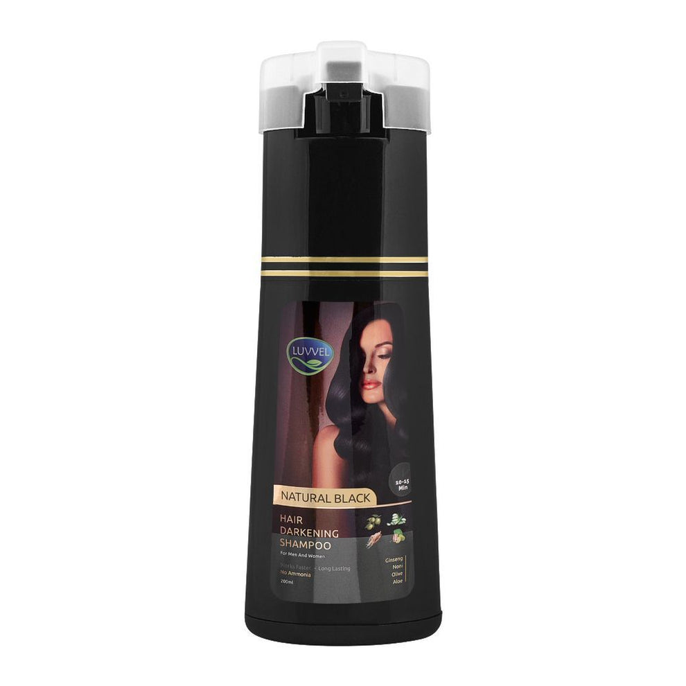 Luvvel Hair Darkening Shampoo, For Men & Women, 200ml