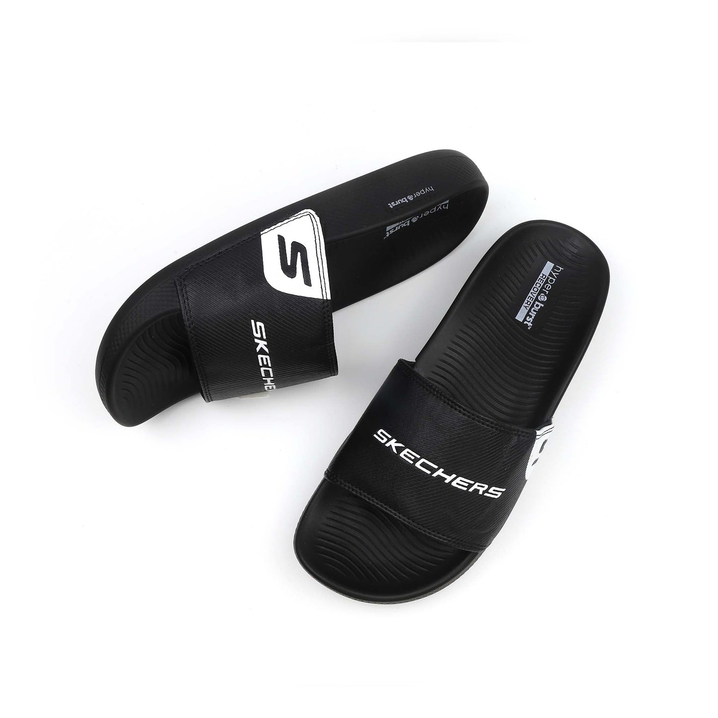 Skechers HYPER BURST® Recovery Slides - Black