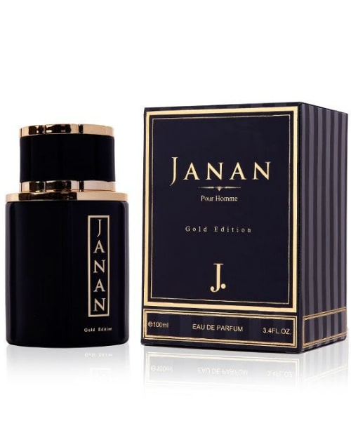 J. - Junaid Jamshed Janan Gold Edition Eau de Parfum - 100ml & (Dezire Body Spray Gift)