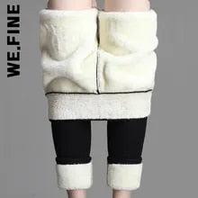 Cashmere Winter Warm Fleece Ladies Tights Free Size Women Leggings Knitted Velvet Stockings