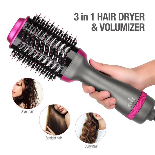 One Step Professional Curler Hair Straightener Hair Dryer Styling Tool Hot Air Brush