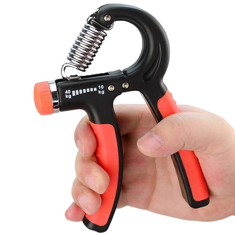 Histro Automatic Counting Rubber Hand Gripper Adjustable Resistance Automatic Counting Non-Slip Hand Grip Strength Trainer Fingers Wrist Forearm Exerciser Workout Gear Home Gym Exercise Equipment Hand Gripper 5-60KG Resistance Automatic Non-Slip