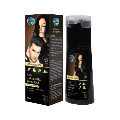 Luvvel Hair Darkening Shampoo, For Men & Women, 200ml