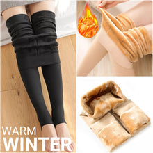 Cashmere Winter Warm Fleece Ladies Tights Free Size Women Leggings Knitted Velvet Stockings