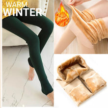 Cashmere Winter Warm Fleece Ladies Tights Free Size Women Leggings Knitted Velvet Stockings